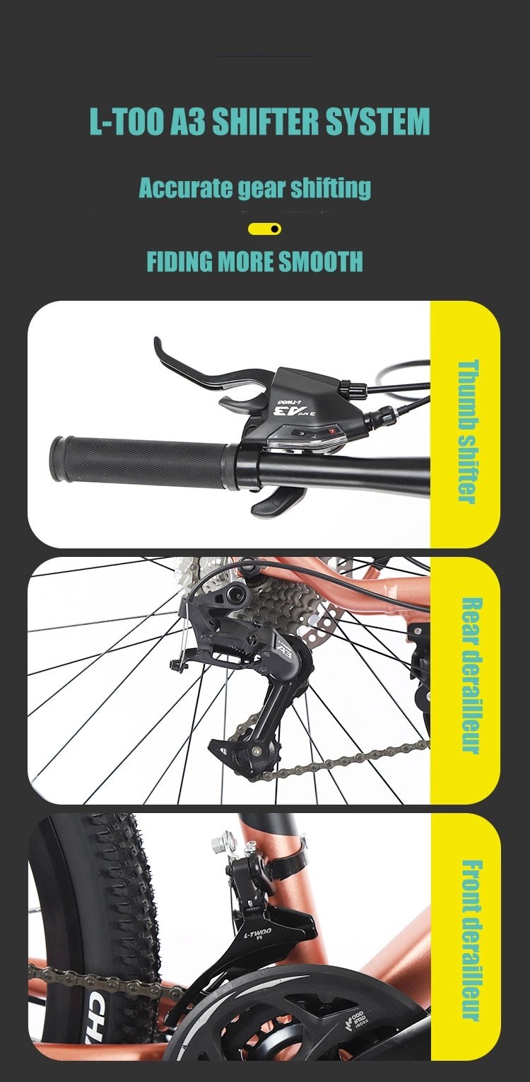 27.5 นิ้วเบาที่สุด อลูมิเนียม Mountain Bike สังกะสี Fork Downcountry Mountain Bike 4